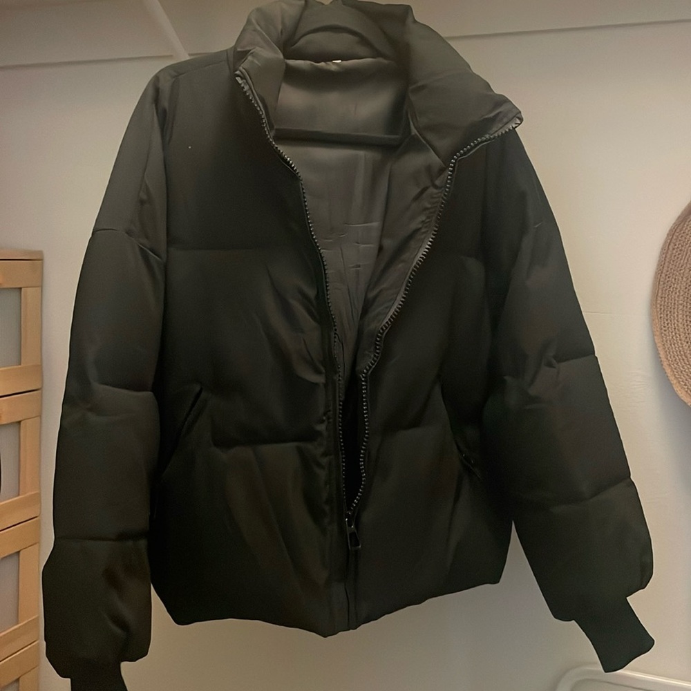 Large Black Puffer Jacket